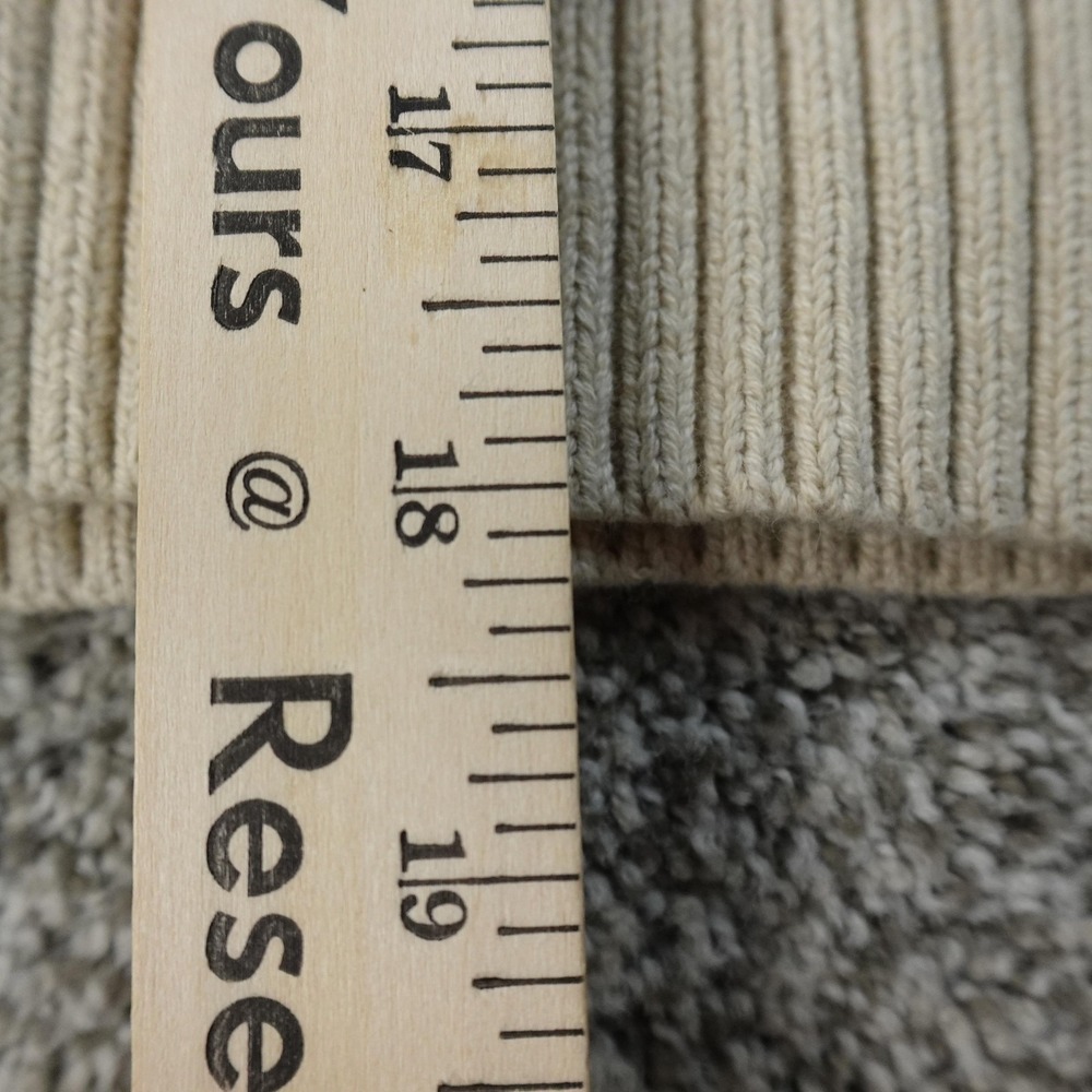 Quince Speckled Beige Button-Up Cropped Cardigan - Picture 10 of 12